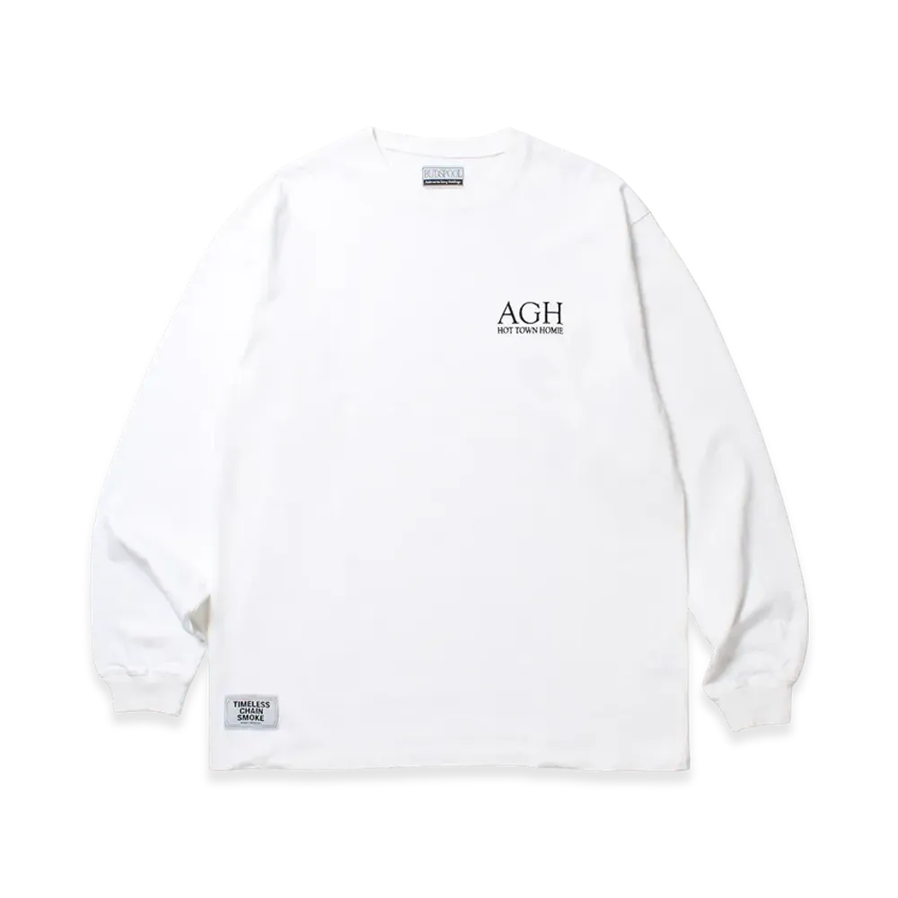 APHRODITEGANG AGH Hot Town Homie Embroidery L/S Tee "White"