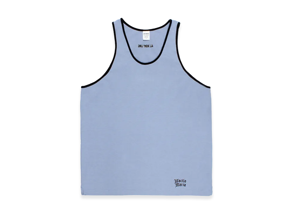 WACKO MARIA Ringer Tank Top "Purple"