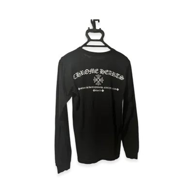 Chrome Hearts CH Cross Fuck You Back Print L/S T-Shirt "Black"