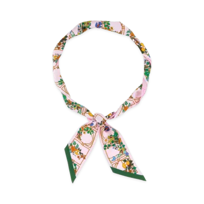 GUCCI Women's Printed Twill Foulard "Pink"