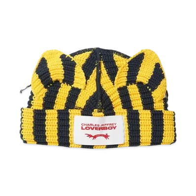 Charles Jeffrey Loverboy CHUNKY EARS BEANIE"YELLOW"
