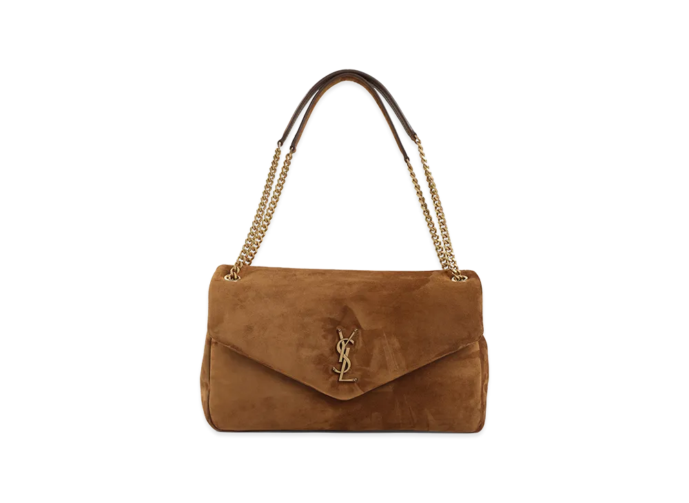 Saint Laurent Women's 'Calypso' Large Shoulder Bag "Brown"