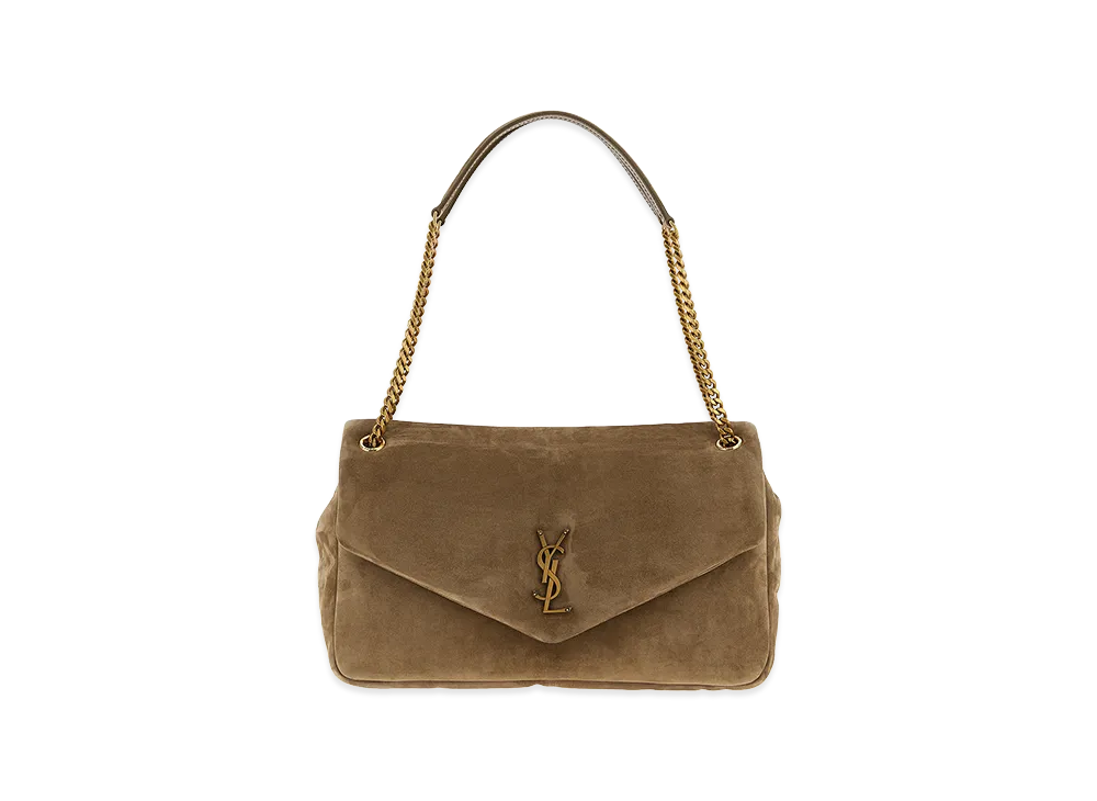 Saint Laurent Women's Calypso Shoulder Bag "Beige"