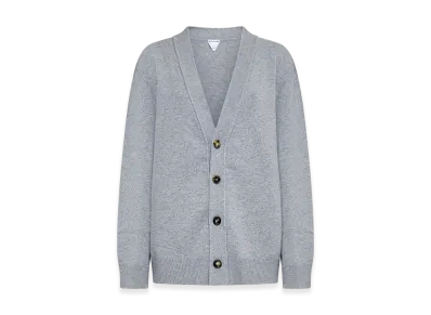 Bottega Veneta Cashmere Cardigan "Grey"