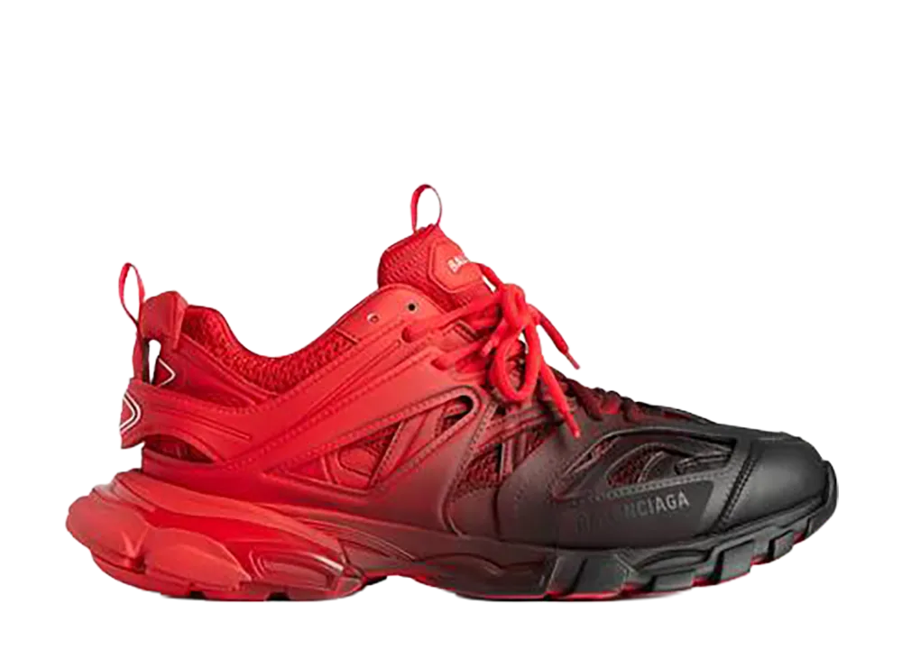 BALENCIAGA Track Gradient Sneakers "Red/Black"