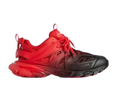 BALENCIAGA Track Gradient Sneakers "Red/Black"