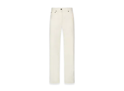 The Row Women's Burty Cotton Jeans "White"