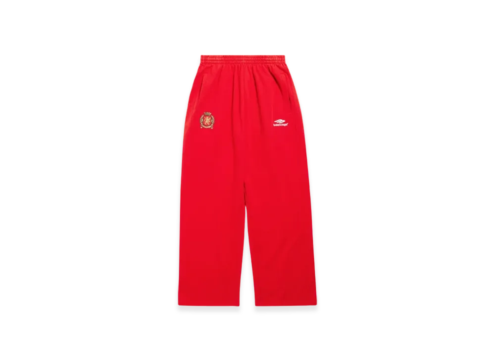 BALENCIAGA Soccer Series Soccer Baggy Sweatpants "Red"