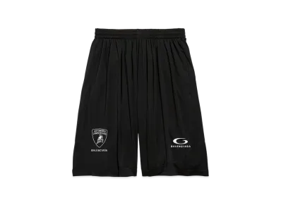 BALENCIAGA Automobili Lamborghini Men's Baggy Shorts "Black"