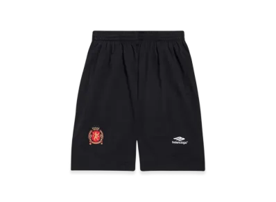 BALENCIAGA Soccer Series Soccer Baggy Shorts "Black"