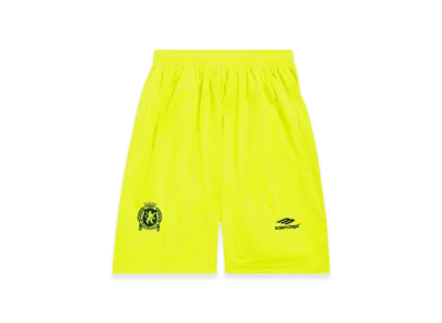 BALENCIAGA Soccer Series Soccer Baggy Shorts "Fluo Yellow"