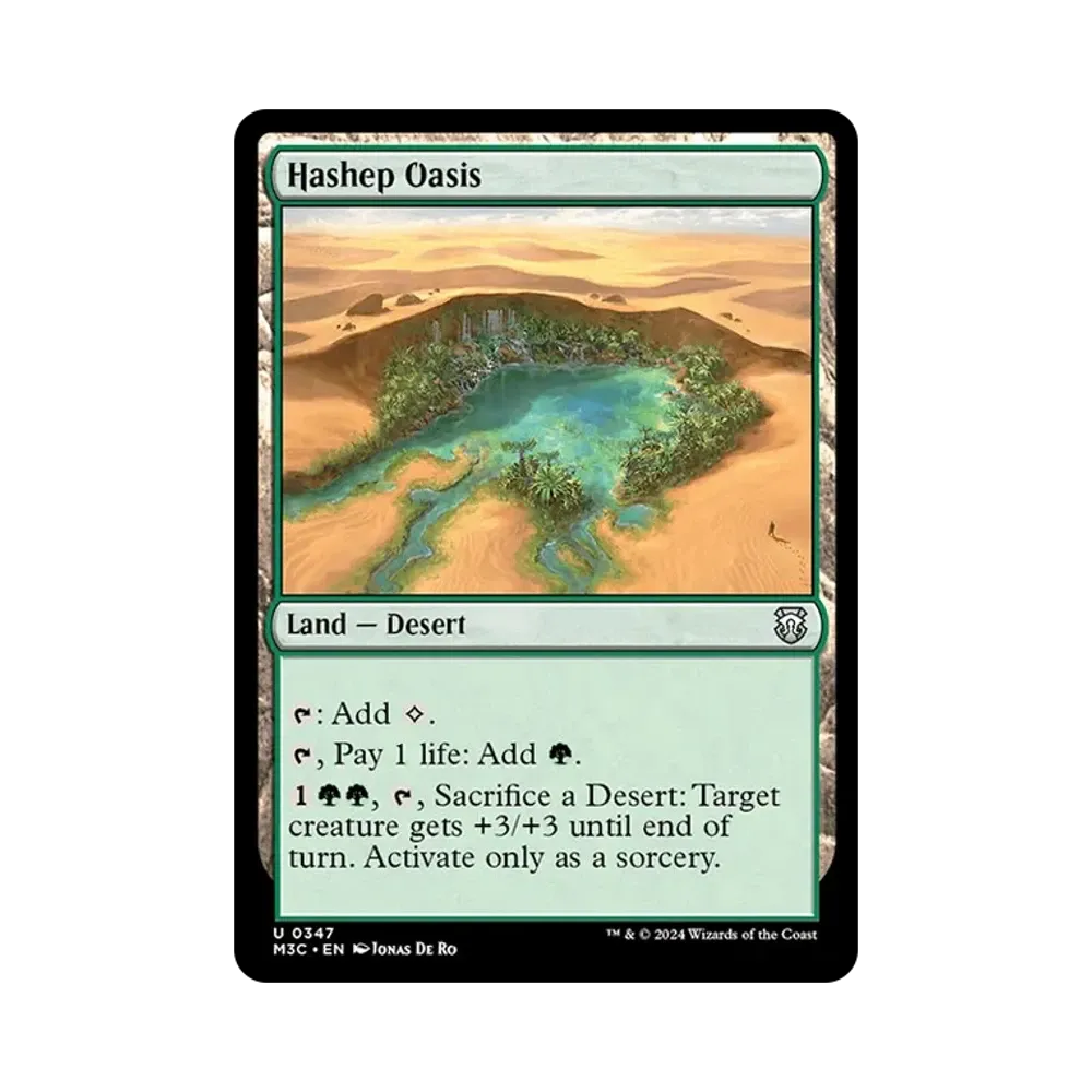 Hashep Oasis U :Foil [M3C 0347]【英語版】(モダンホライゾン 3)