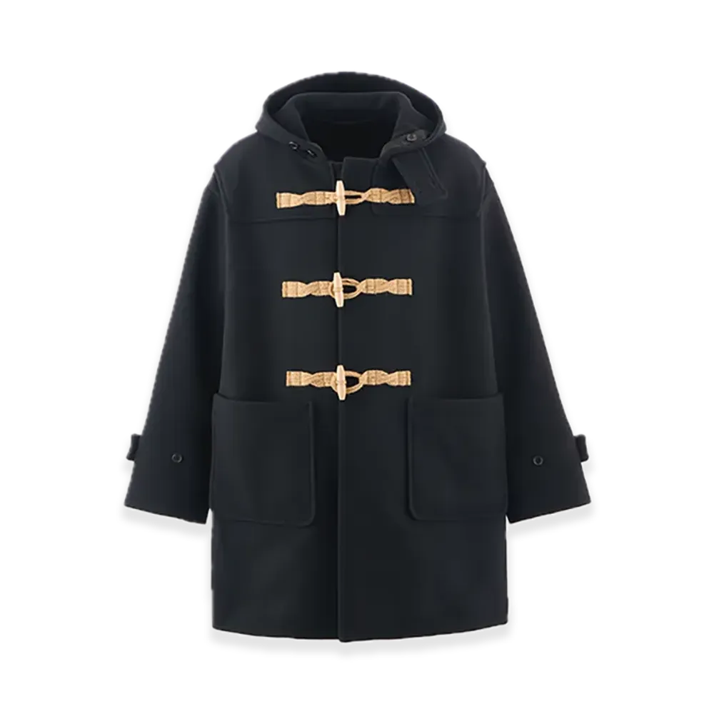 SAINT Mxxxxxx Duffle Coat Hooded "Black"