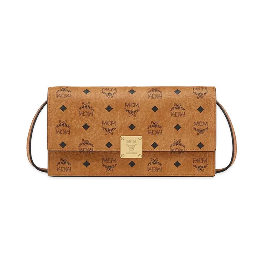 MCM Women's 'Aren' Wallet on Chain "Brown"