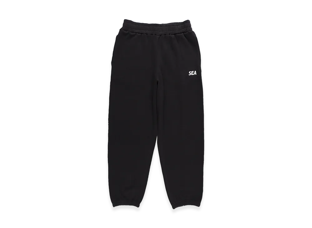 WIND AND SEA Heavy Waffle Sweat Pants "Black"