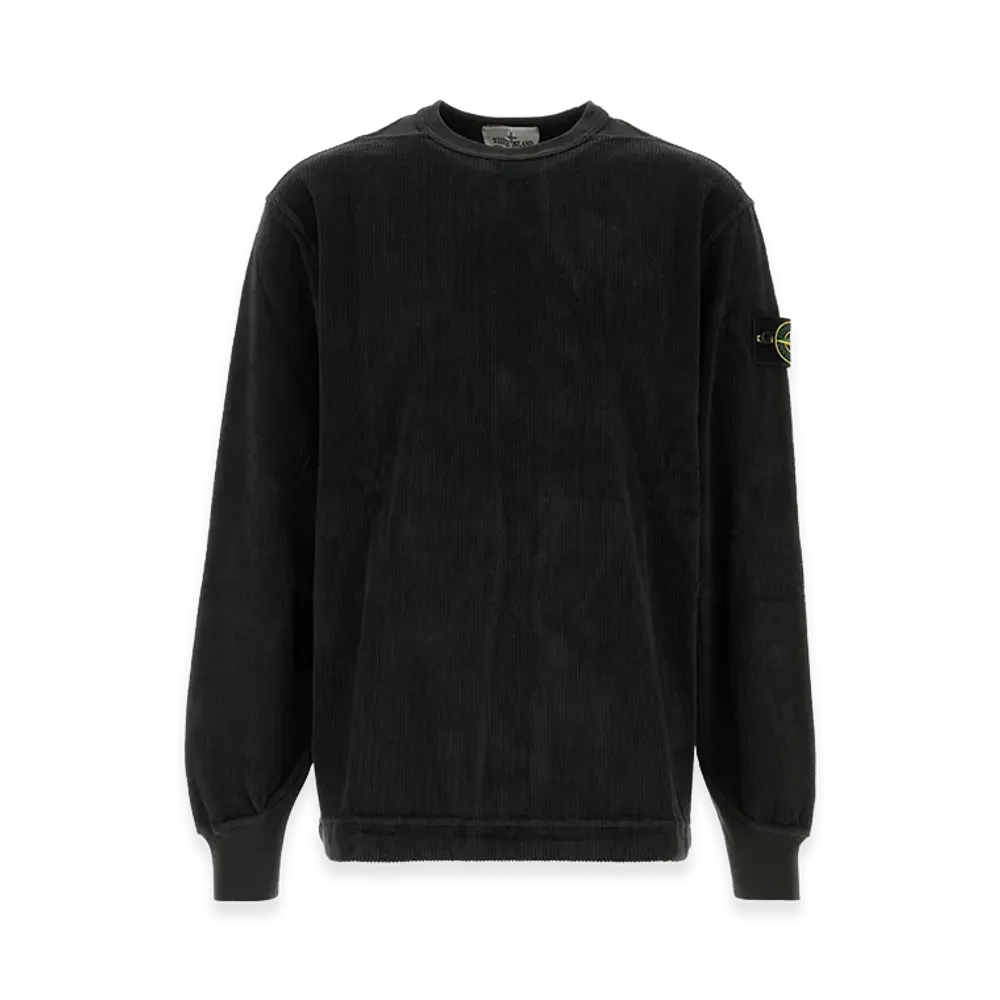 Stone Island Corduroy Sweatshirt "Gray/Charcoal"