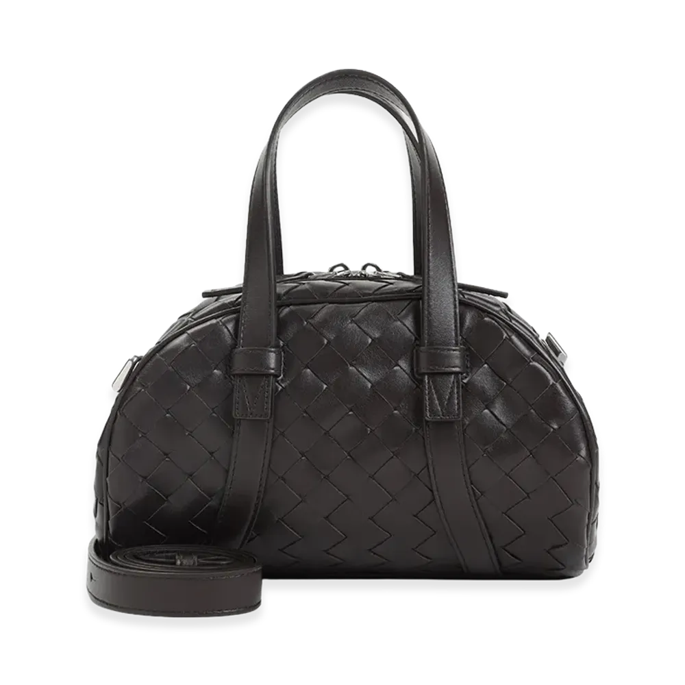 Bottega Veneta Jim Queen Small Shoulder Bag "Dark Brown"