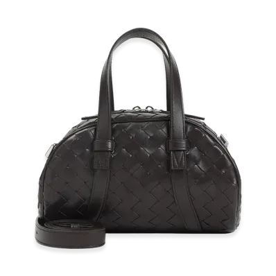 Bottega Veneta Jim Queen Small Shoulder Bag "Dark Brown"