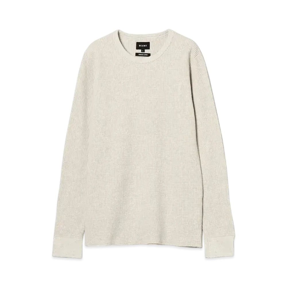 BEAMS Thermal Cut And Sew "Oatmeal"