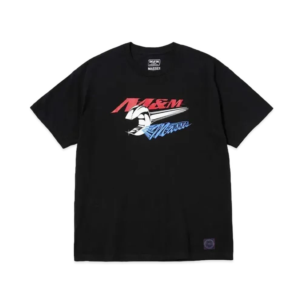 M&M x MASSES T-SHIRT WRENCH M "BLACK"
