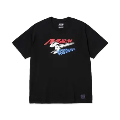 M&M x MASSES T-SHIRT WRENCH M "BLACK"