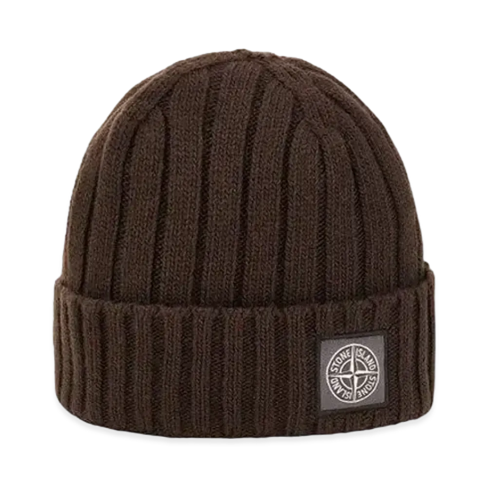 Stone Island N24B5 GEELONG WOOL "Dark Brown"