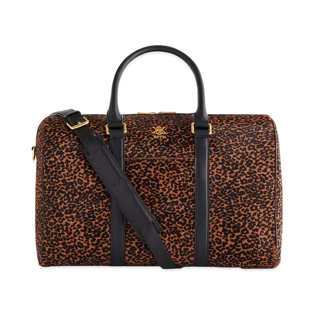 Kith Leopard Printed Ponyhair Traveler K40 Bag "Sanctuary"