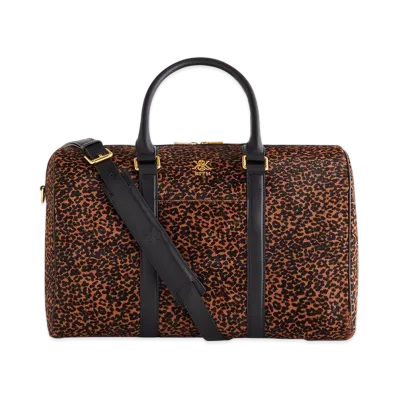 Kith Leopard Printed Ponyhair Traveler K40 Bag "Sanctuary"