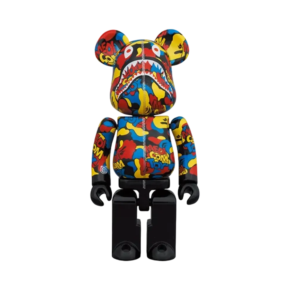 Bearbrick Superalloy MEDICOM TOY Camo Shark