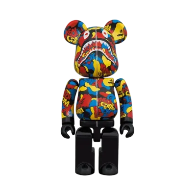 Bearbrick Superalloy MEDICOM TOY Camo Shark