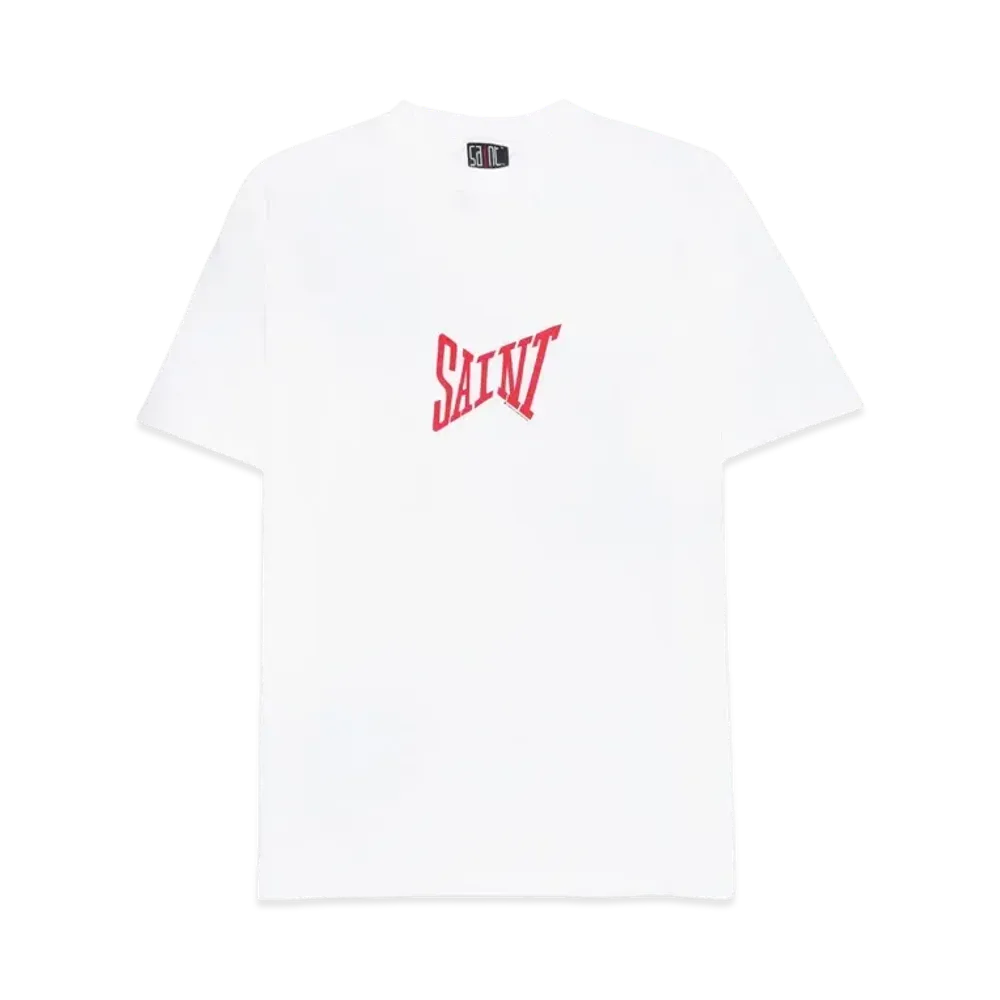 SAINT Mxxxxxx 24SS SS Tee / Ribon Saint "White/Red"