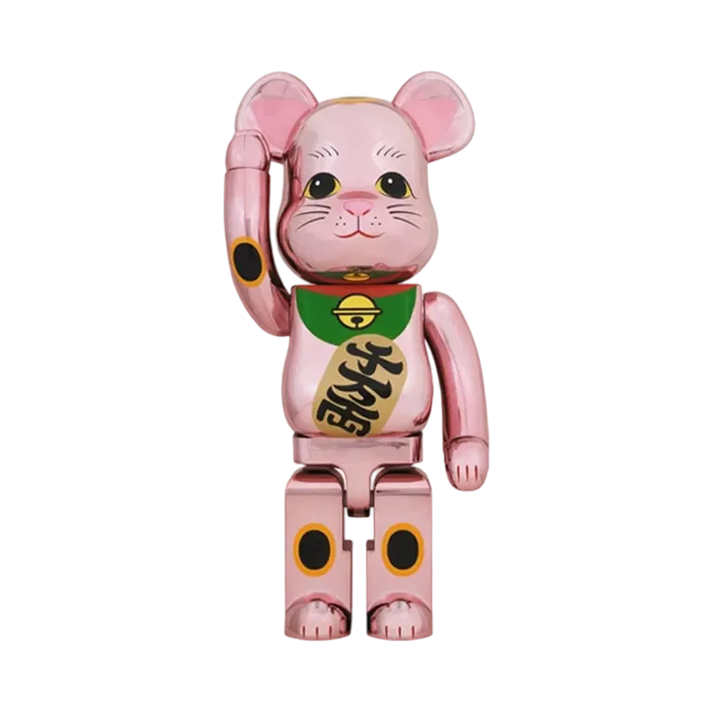 Bearbrick Maneki Neko Gold Plated 1000%