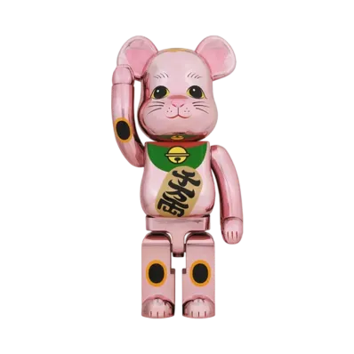 Bearbrick Maneki Neko Gold Plated 1000%