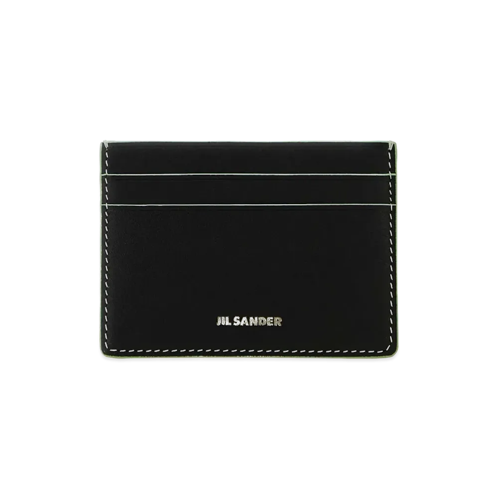 Jil Sander Leather Card Holder "Black"