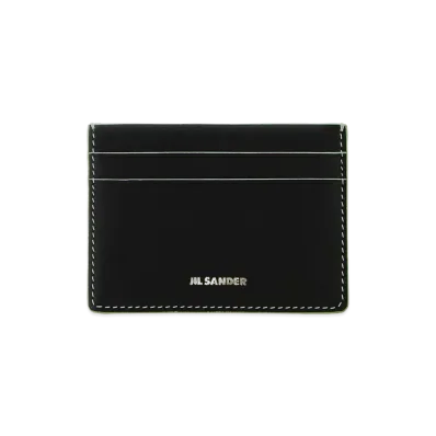 Jil Sander Leather Card Holder "Black"