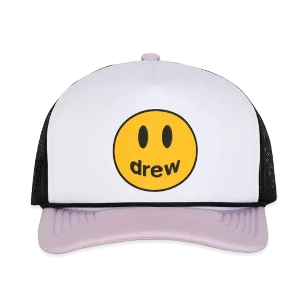 drew house Mascot Trucker Hat "White/Lilac"