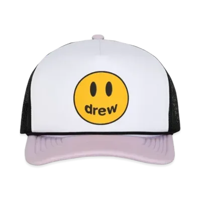 drew house Mascot Trucker Hat "White/Lilac"