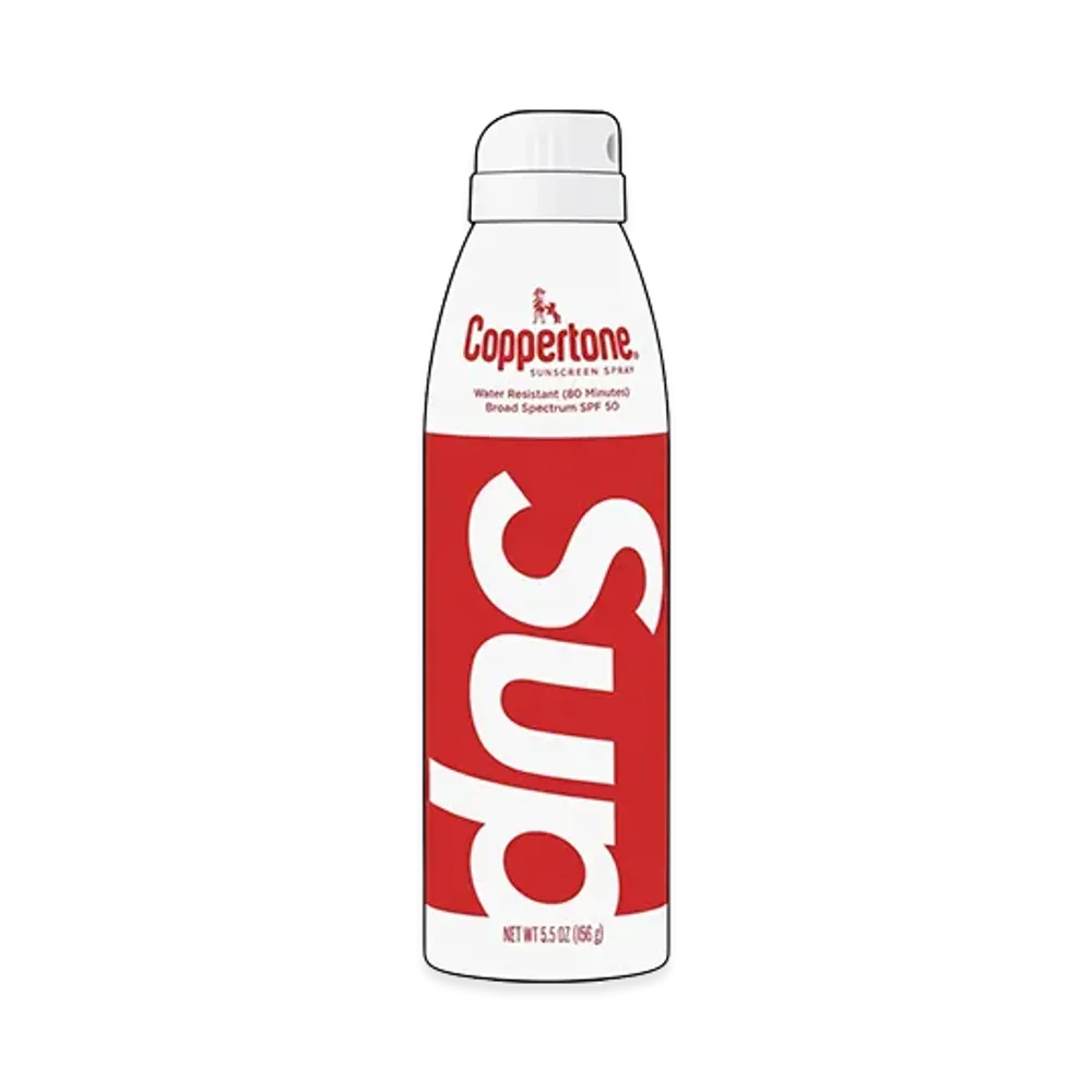 Supreme x Coppertone Sunscreen Spray "White"
