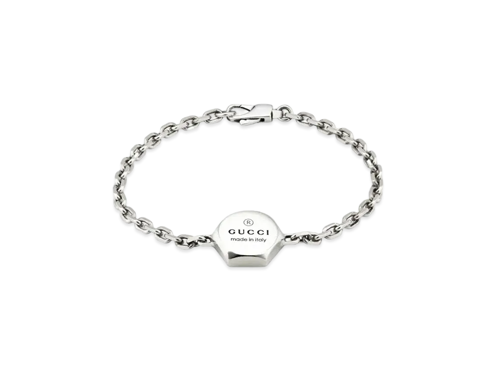 GUCCI Trademark Bracelet "Silver"