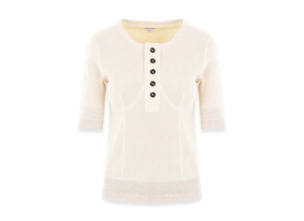 Bottega Veneta Women's Jersey T-Shirt "White"