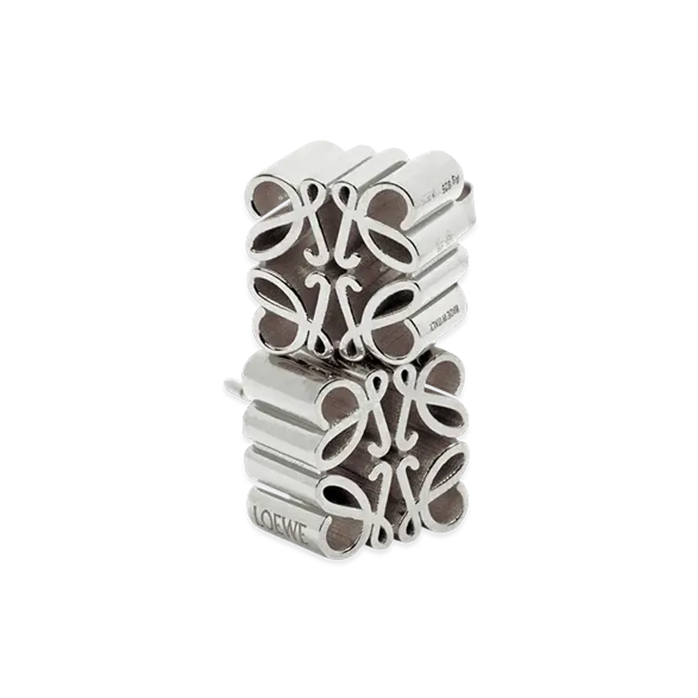 LOEWE Anagram Stud Earrings "Sterling Silver"