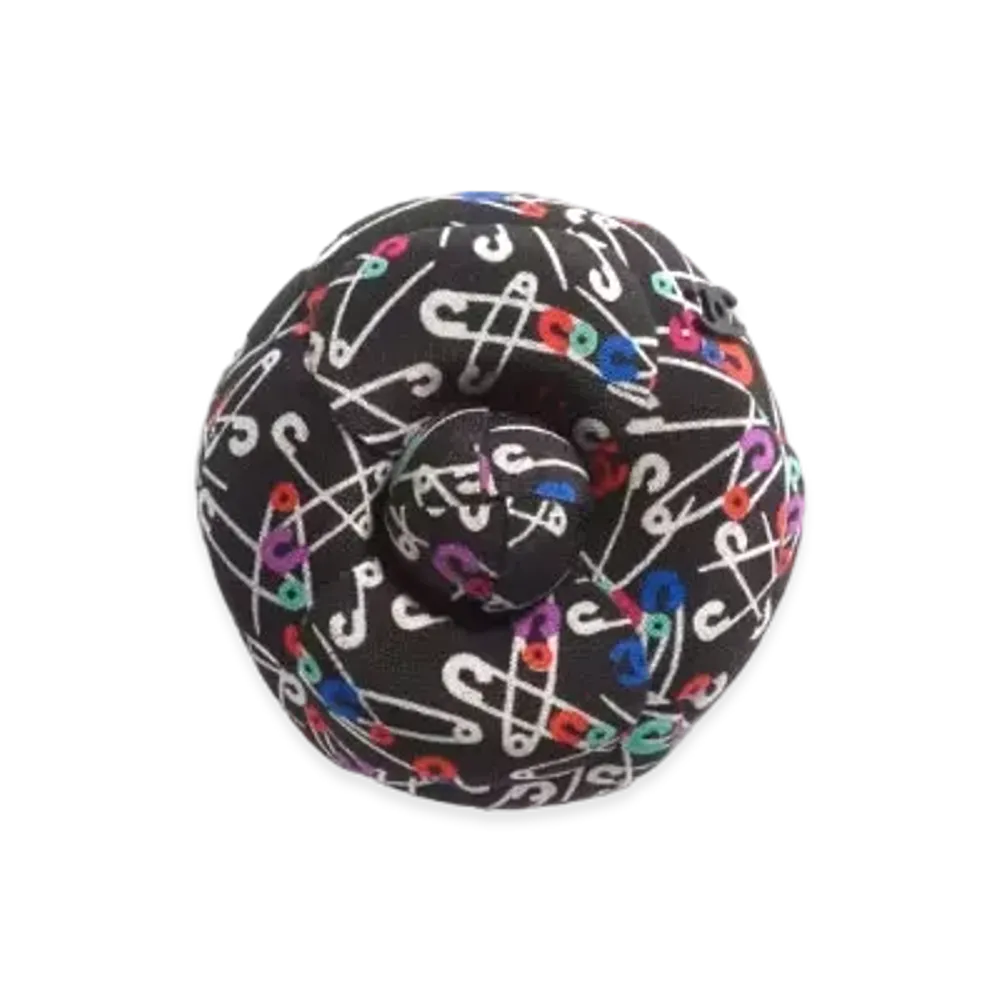 CHANEL Camellia Silk Twill "Black/Multicolor"