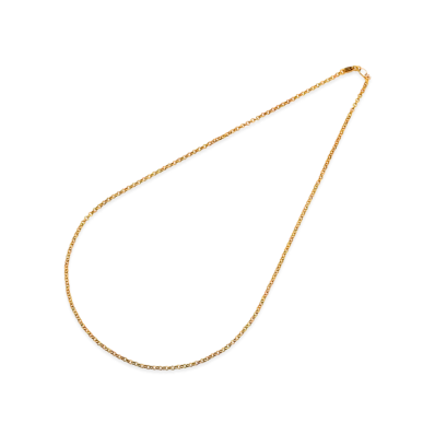 Chrome Hearts 22K Roll Chain Necklace "Yellow Gold"