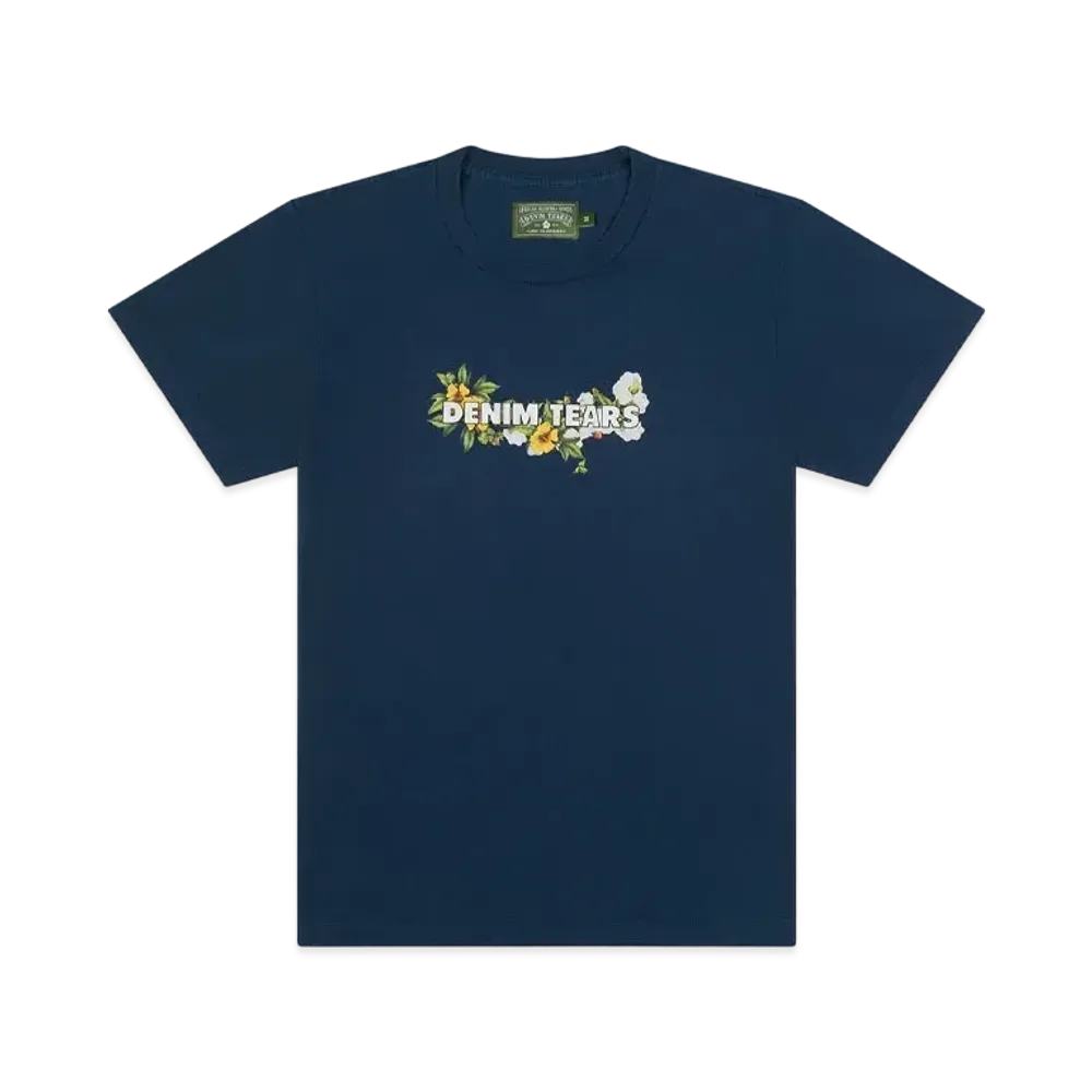 DENIM TEARS Logo Tee "Navy"