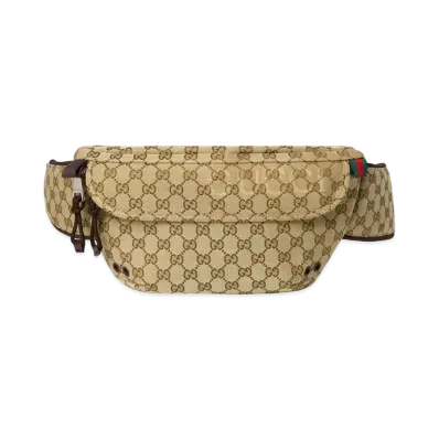 GUCCI Small GG Belt Bag "Beige/Ebony"