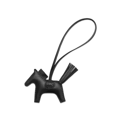 Hermes Rodeo PM Touch Charm Alligator Agneau Milo "So Black"