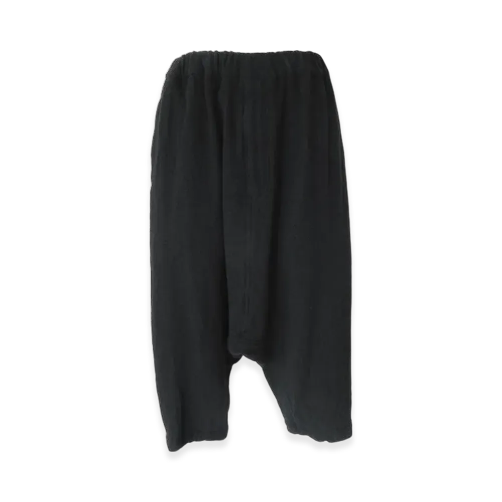 BLACK COMME des GARCONS Wool / Nylon Medium Tweed Garment Treated "Black"