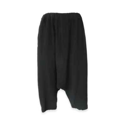 BLACK COMME des GARCONS Wool / Nylon Medium Tweed Garment Treated "Black"