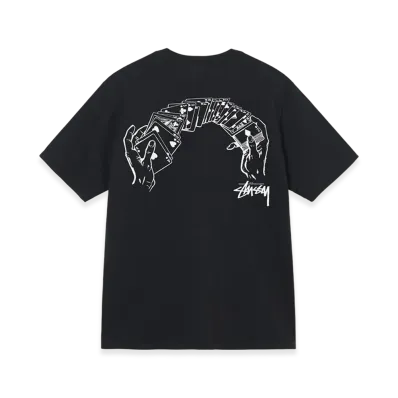 Stussy Shuffle Pigment Dyed Tee "Black"