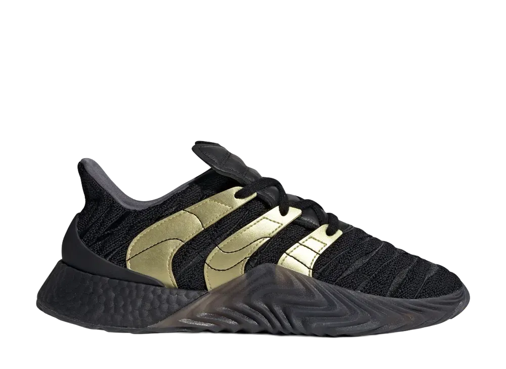 アディダス ソバコフ ホワイト "コアブラック/ゴールドメタリック"